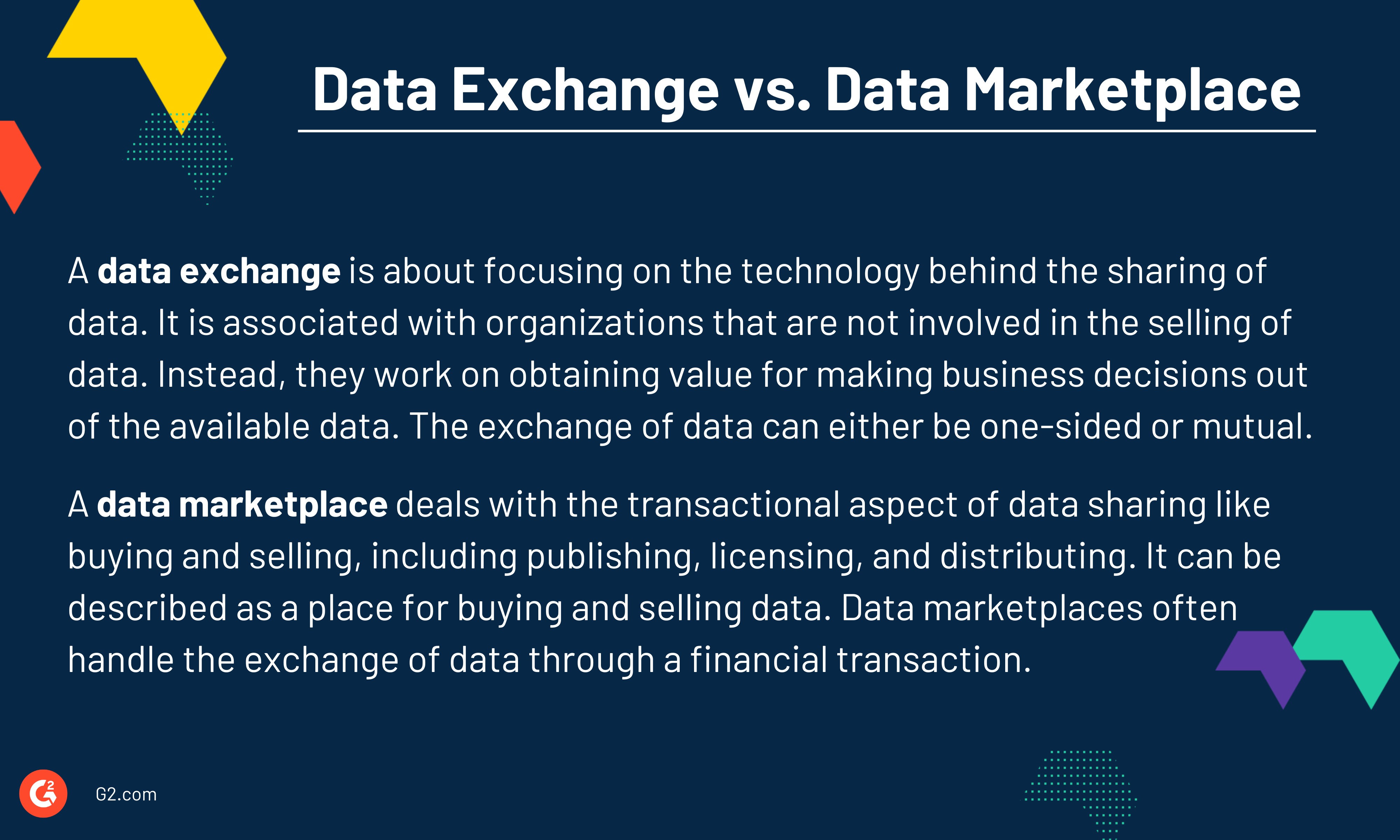 Data Exchange Technology Glossary Definitions G2